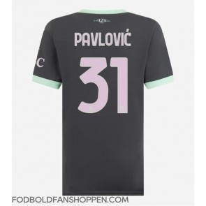 AC Milan Strahinja Pavlovic #31 Tredjetrøje Dame 2024-25 Kortærmet